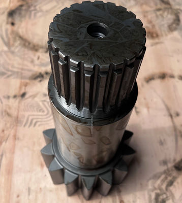 E320GC Excavator Swing Motor Gear Shaft Construction Machinery Spare Parts With Slewing Bearing And Rotating Feature