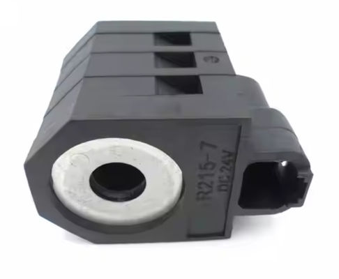 YU'AN 24V Excavator Solenoid Valve Coil XKBL-00004 For R210LC-7 R215LC-7