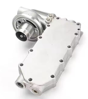 PC300-7 Excavator Diesel Engine Parts 6D114 Lubriing Oil Filter Head Oil Cooler Seat Radiator Cover 3934159