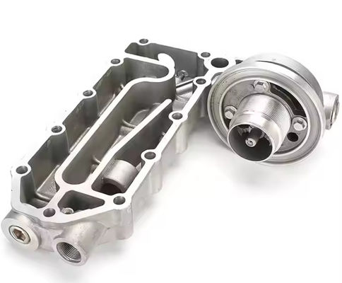 PC300-7 Excavator Diesel Engine Parts 6D114 Lubricating Oil Filter Head Oil Cooler Seat Radiator Cover 3934159