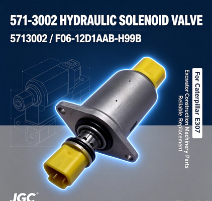 For 571-3002 5713002 Excavator  E307 Hydraulic Solenoid Valve F06-12D1AAB-H99B