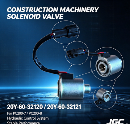 20Y-60-32120 20Y-60-32121Construction Machinery Parts PC200-7-8 Excavator Solenoid Valve