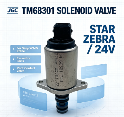 STAR ZEBRA TM68301 Excavator Parts New Thomas Pilot Proportional Solenoid Valve for Sany XCMG Crane 24V for Retail Industries
