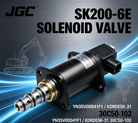 Excavator Solenoid Valve SK200-6E YN35V00041F1 KDRDE5K-31 30C50-102