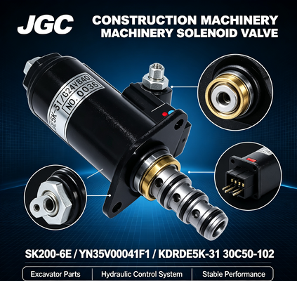 Excavator Solenoid Valve SK200-6E YN35V00041F1 KDRDE5K-31 30C50-102