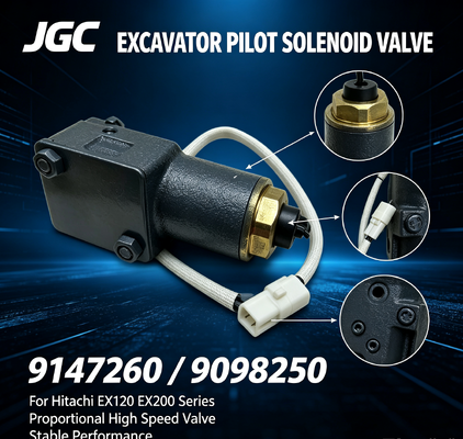 Ex120 Ex200-3 Ex200-2 Ex200-5 Proportional High Speed Solenoid Valve 9147260 9098250 Excavator pilot Solenoid Valve for Hitachi