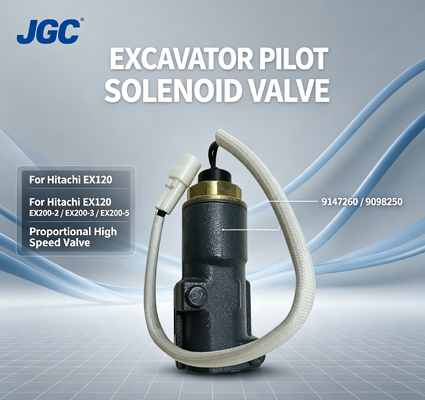 Ex120 Ex200-3 Ex200-2 Ex200-5 Proportional High Speed Solenoid Valve 9147260 9098250 Excavator pilot Solenoid Valve for Hitachi