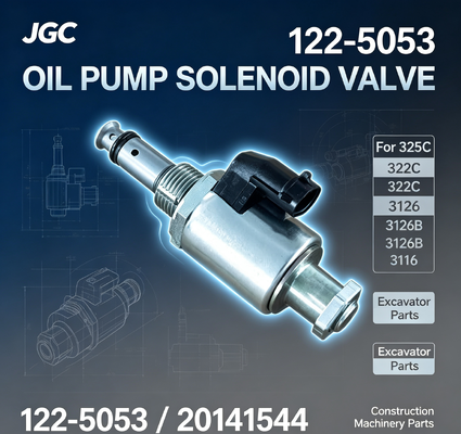 122-5053 20141544 Excavator Solenoid Valve 1225053 Oil Pump Solenoid for Excavator 325C 322C 3126 3126B 3116 3126