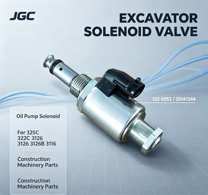 122-5053 20141544 Excavator Solenoid Valve 1225053 Oil Pump Solenoid for Excavator 325C 322C 3126 3126B 3116 3126