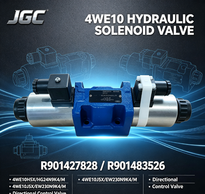 4WE10 Series R901427828 4WE10H5X/HG24N9K4/M R901483526 4WE10J5X/EW230N9K4/M Hydraulic Solenoid Directional Valve