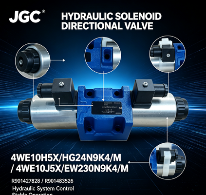 4WE10 Series R901427828 4WE10H5X/HG24N9K4/M R901483526 4WE10J5X/EW230N9K4/M Hydraulic Solenoid Directional Valve