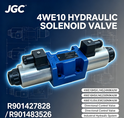 4WE10 Series R901427828 4WE10H5X/HG24N9K4/M R901483526 4WE10J5X/EW230N9K4/M Hydraulic Solenoid Directional Valve