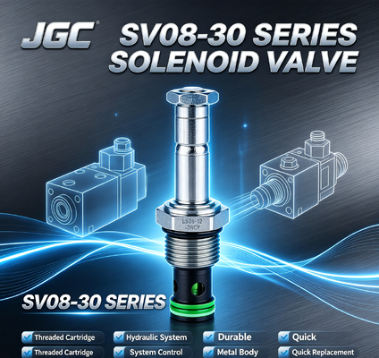 SV08-30 Series Threaded Cartridge Hydraulic Solenoid Valve