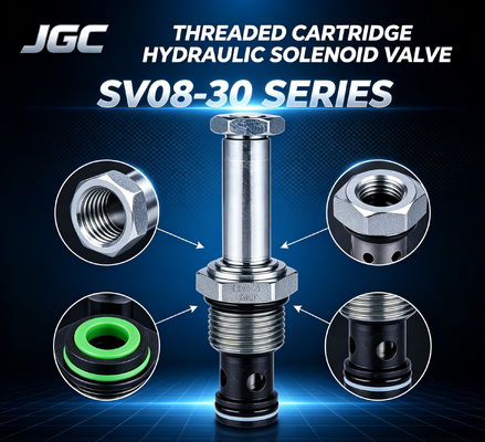 SV08-30 Series Threaded Cartridge Hydraulic Solenoid Valve