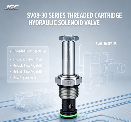 SV08-30 Series Threaded Cartridge Hydraulic Solenoid Valve