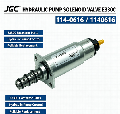 E330C   Excavator Parts Solenoid Valve  Hydraulic Pump Solenoid Valve 114-0616 1140616