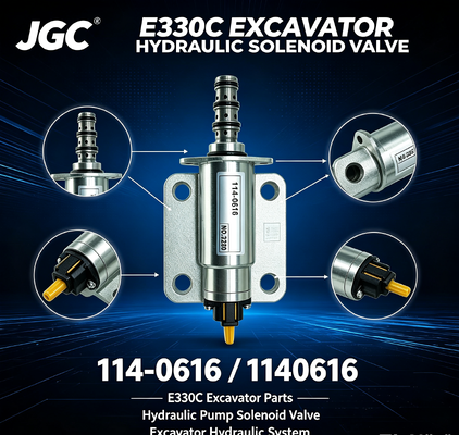 E330C   Excavator Parts Solenoid Valve  Hydraulic Pump Solenoid Valve 114-0616 1140616