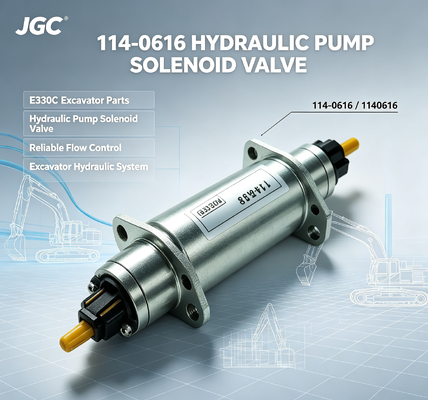 E330C   Excavator Parts Solenoid Valve  Hydraulic Pump Solenoid Valve 114-0616 1140616