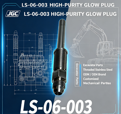 LS-06-003   Customized High-Purity Mechanical Parts Excavator Parts Threaded Stainless Steel Glow Plug Model ODM/OEM Brand