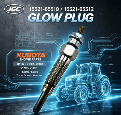 D1102 D1302 D1402 V1702 V1902 S2600 S2800 Glow Plug 15521-65510 15521-65512 for Kubota Tractor Excavator Generator Engine Parts