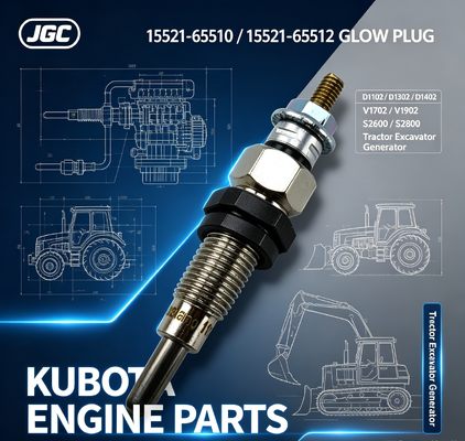 D1102 D1302 D1402 V1702 V1902 S2600 S2800 Glow Plug 15521-65510 15521-65512 for Kubota Tractor Excavator Generator Engine Parts