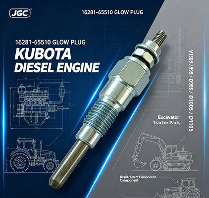 16281-65510 Glow Plug for Kubota Diesel Engine V1505 D905 D1005 D1105 Excavator Tractor Replacement Parts