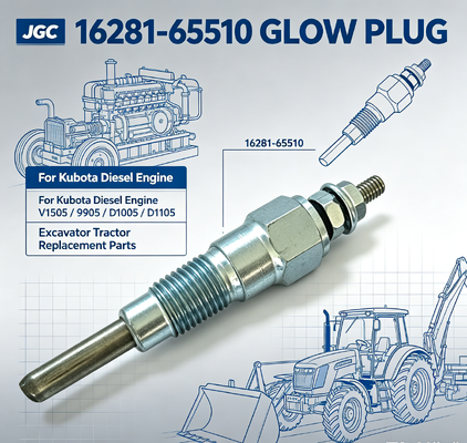 16281-65510 Glow Plug for Kubota Diesel Engine V1505 D905 D1005 D1105 Excavator Tractor Replacement Parts