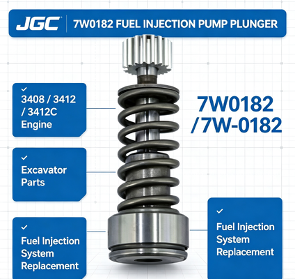7W-0182  Brand New Excavator Parts Fuel Injection Pump Plunger Suitable for 3408 3412 3412C Engine Excavator Parts