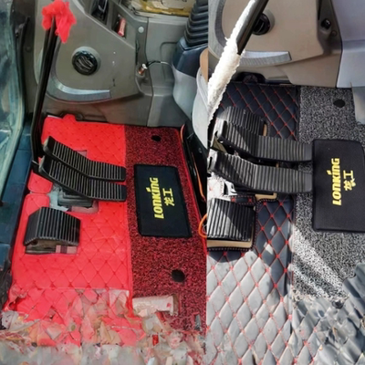 Floor Mats for Lonking Excavator LG60 75 135 215 225 240，Cab Rubber Floor Carpet