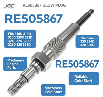 318D 319D 320D 323D 324J 325 326D 328 328D  Glow Plug RE505867 Fits .  Machinery Engine Parts