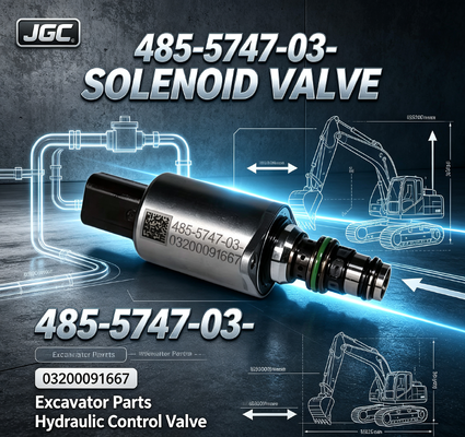 485-5747-03- 03200091667 SOLENOID VALVE Good Quality Excavator Parts