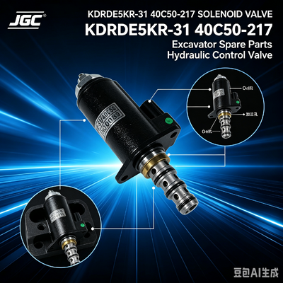 KDRDE5KR-31 40C50 -217 SOLENOID VALVE Suitable for Excavator Spare Parts
