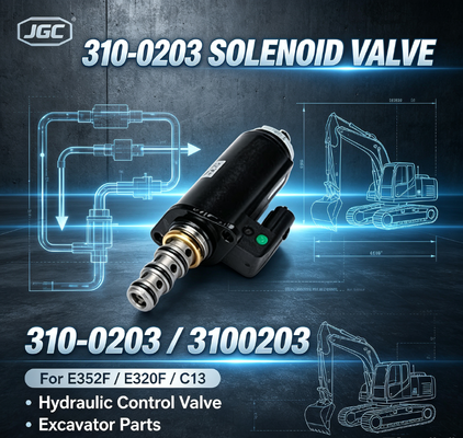 310-0203 3100203 EXCAVATOR SOLENOID VALVE for E352F E320F C13 HYDRAULIC SOLENOID VALVE