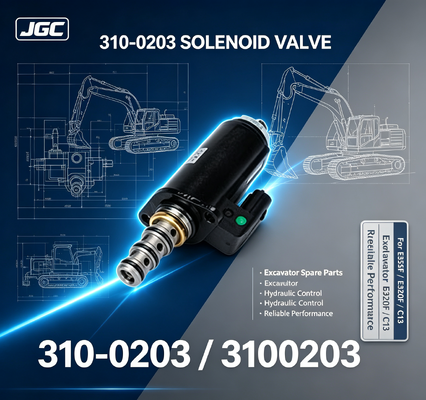 310-0203 3100203 EXCAVATOR SOLENOID VALVE for E352F E320F C13 HYDRAULIC SOLENOID VALVE