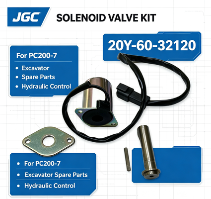 PC200-7  Construction Machinery Parts Excavator Spare Parts  Solenoid Valve for 20Y-60-32120