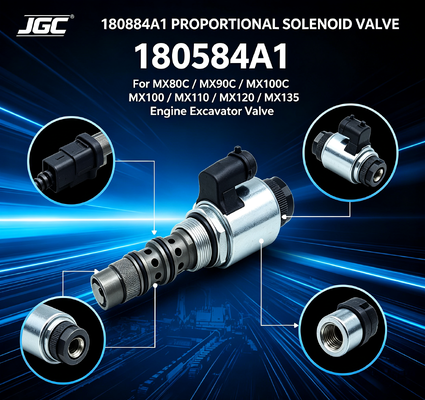 180584A1 Proportional Solenoid Valve for MX80C MX90C MX100C MX100 MX110 MX120 MX135 Engine Excavator Valve Spare Parts
