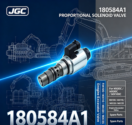 180584A1 Proportional Solenoid Valve for MX80C MX90C MX100C MX100 MX110 MX120 MX135 Engine Excavator Valve Spare Parts