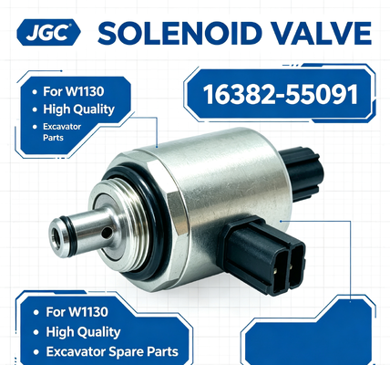 16382-55091High Quality Excavator Solenoid Valve  for W1130