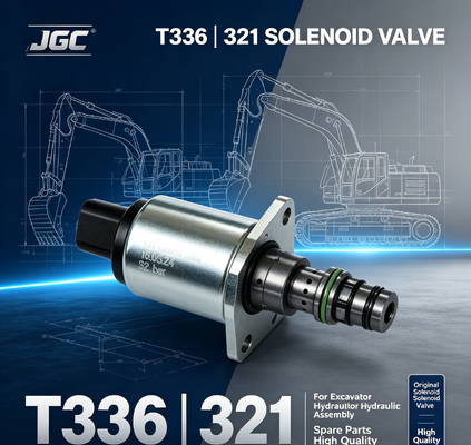 T336 | 321 High Quality  Original Solenoid Valve for Excavator Hydraulic Assembly Spare Parts