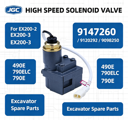 9147260 9120292 9098250  High Speed Solenoid Valve for Excavators EX200-2 EX200-3 490E 790ELC 790E