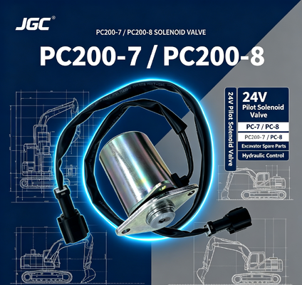 PC-7 PC-8   Excavator Parts for PC200-7 PC200-8 Solenoid Valve  Pilot Solenoid Valve 24V