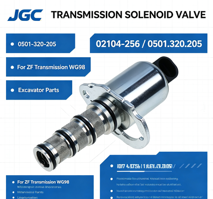 02104-256 0501-320-205   Excavator Parts Solenoid Valve for Zf Transmission Wg98