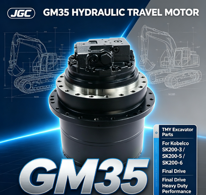 GM35  Excavator Parts Hydraulic Travel Motor for Kobelco Compatible with SK200-3 SK200-5 SK200-6