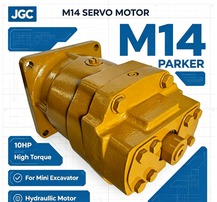 M14 parker Servo Motor 10hp High Torque Hydraulic Motor for Mini Excavator