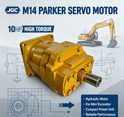 M14 parker Servo Motor 10hp High Torque Hydraulic Motor for Mini Excavator