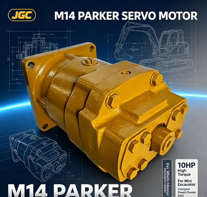M14 parker Servo Motor 10hp High Torque Hydraulic Motor for Mini Excavator