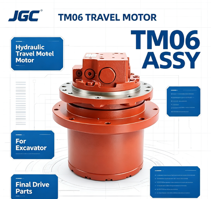 TM06  Construction Machinery Parts Hydraulic Travel Motor Assy Final Drive for Excavator