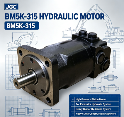 BM5K-315 Hydraulic Motor High Pressure Piston Motor for Excavator Hydraulic System Heavy Duty Construction Machinery