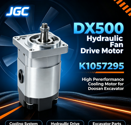 K1057295  DX500 Hydraulic Fan Drive Motor , High Performance Excavator Fan Hydraulic Motor for Doosan Excavator