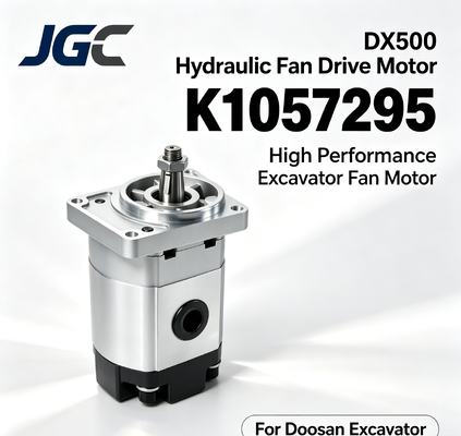 K1057295  DX500 Hydraulic Fan Drive Motor , High Performance Excavator Fan Hydraulic Motor for Doosan Excavator